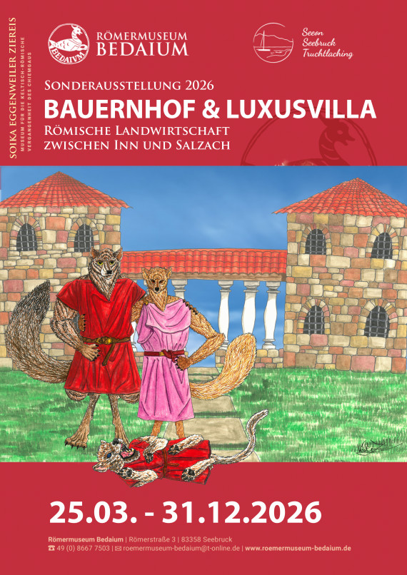Bauernhof und Luxusvilla R&ouml;mische Landwirtschaft zwischen Inn und Salzach Artwork Veit Ziereis